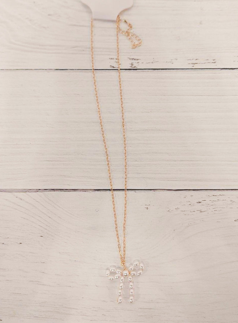 The Perfect Find Pearl Bow Necklace