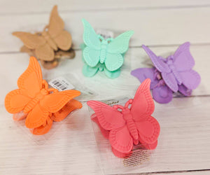 Matte Butterfly Hair Claw Clip