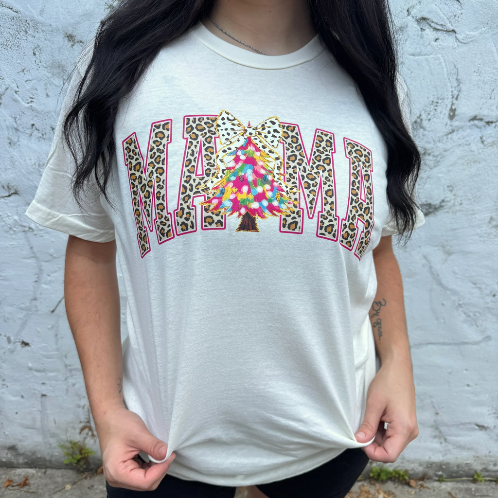 Mama Colorful Tree Graphic Tee