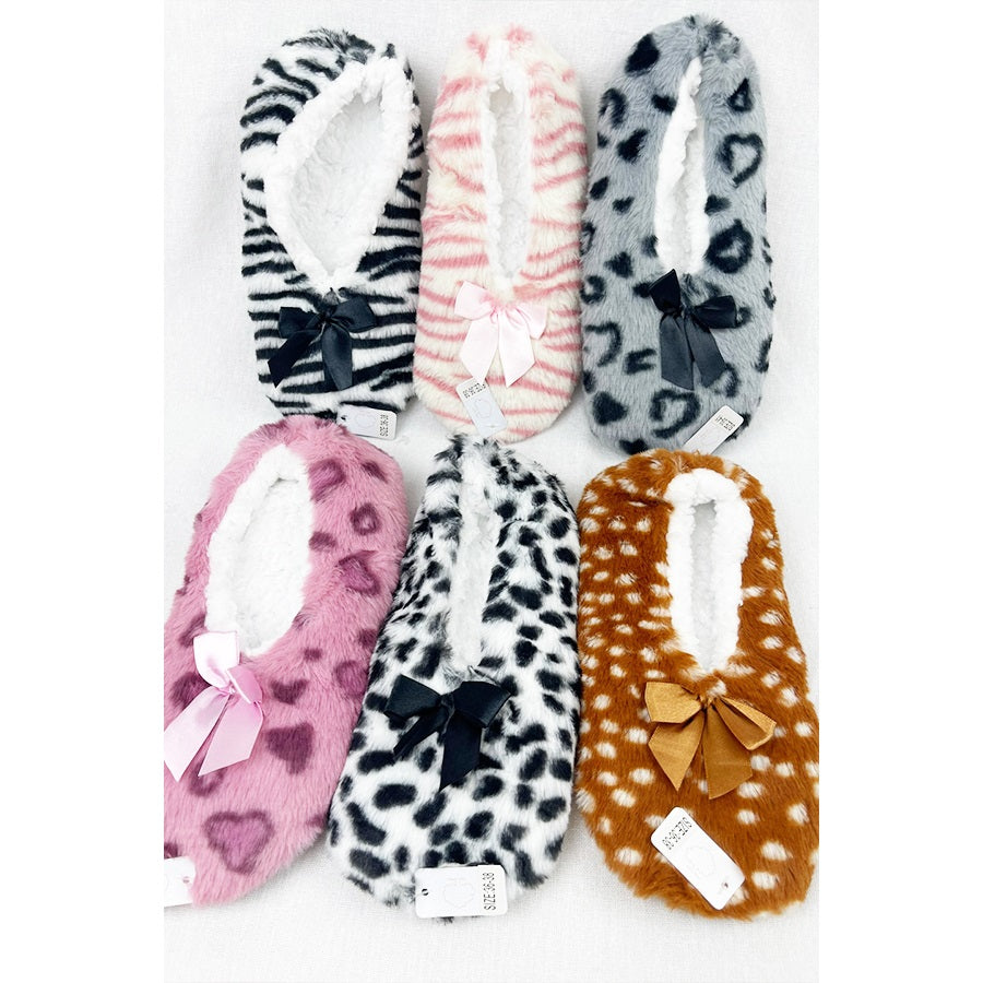 Wild Style Patterned Cozy Non Slip Slippers