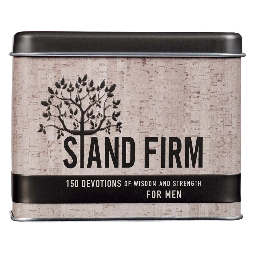 Stand Firm Devotional Cards For Men Tin