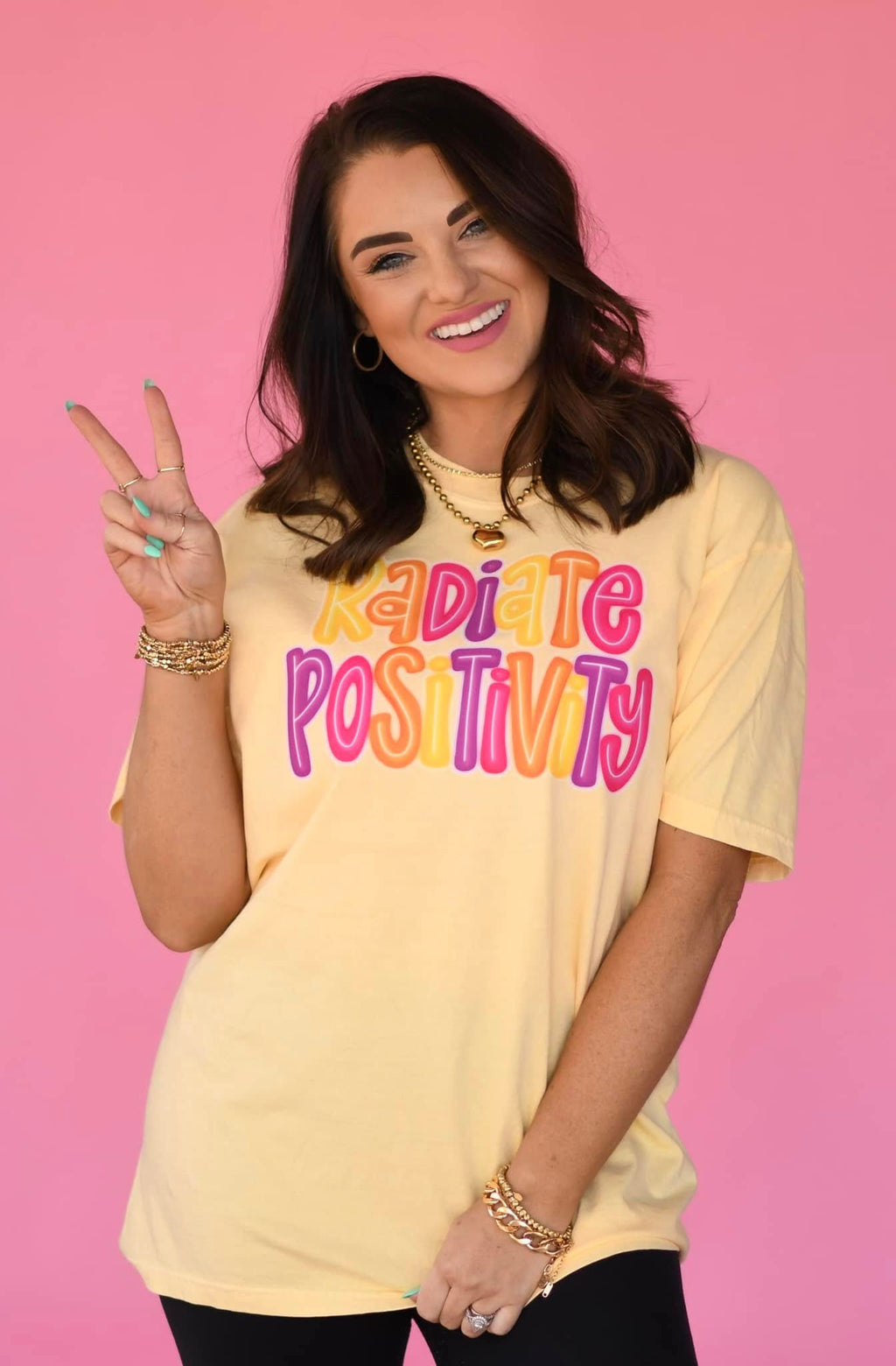 PREORDER Radiate Positivity Comfort Colors Tee