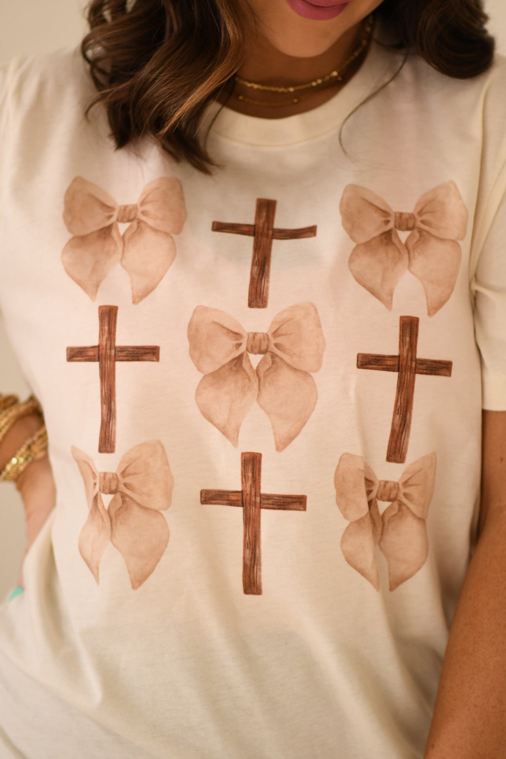 PREORDER Bow to Grace Bella Canvas Tee