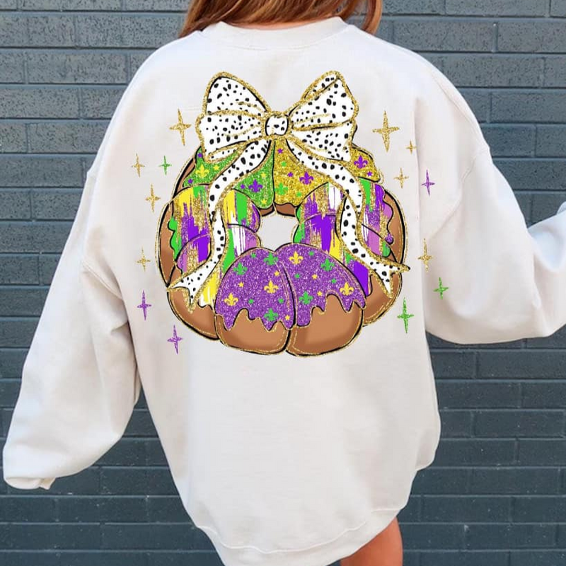 PREORDER King Cake Tee or Sweatshirt