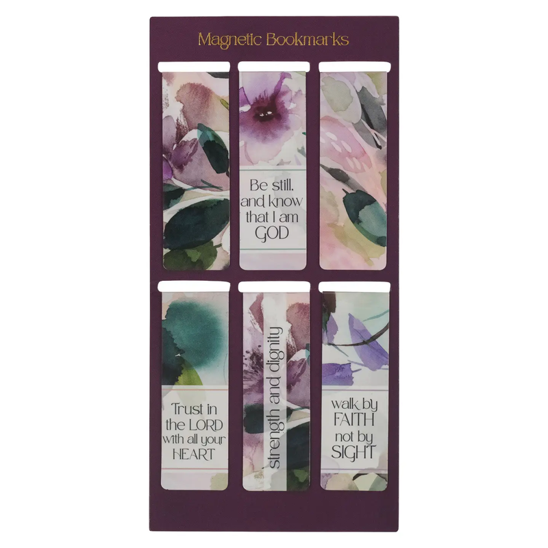 Magnetic Bookmark Set Bloom Like Flowers