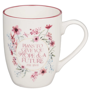 Mug Maroon Wreath Plans Jer. 29:11