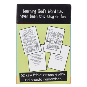 52 Bible Memory Verses Every Kid Should Know Coloring Cards