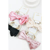 Bow Accent Pearl Hair Tie