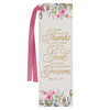 Give Thanks Faux Leather Bookmark