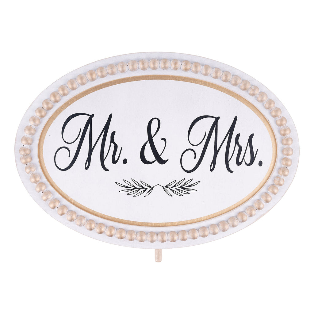 Mr. & Mrs. - Welcome Board Topper