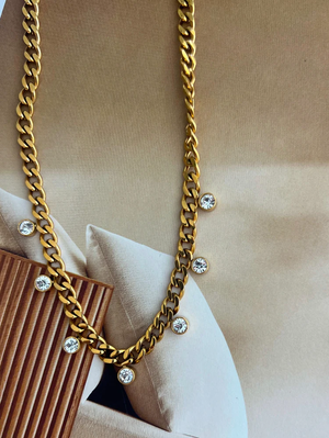 The Zoe Dainty Bling Necklace