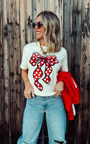 Big Bow Hearts Tee