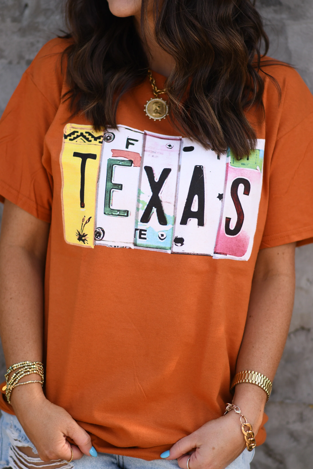 Texas License Plate Autumn Tee