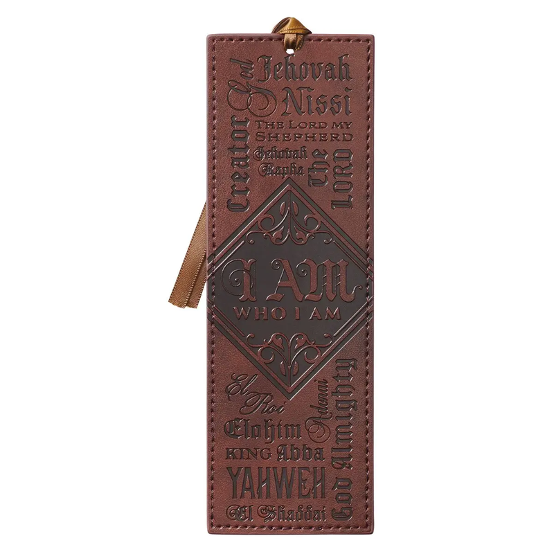 Names of God Faux Leather Bookmark