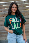 Fa La La La Tree Dark Green Tee