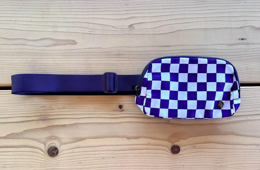 Game Day Checkered Bum Bag