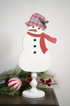 Snowman Holly Hat - Welcome Board Topper