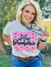 Hey Pumpkin Heathered Dust Tee