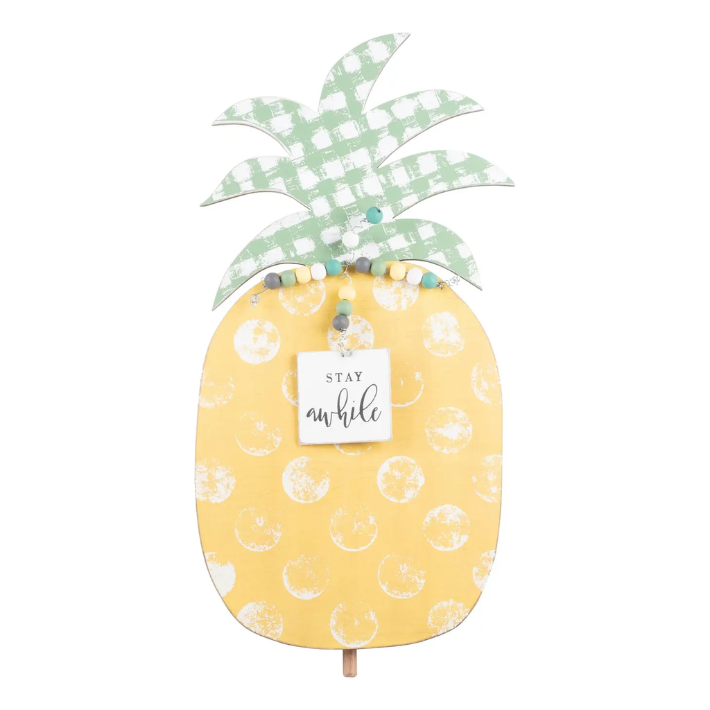 Stay Awhile Pineapple - Welcome Board Topper