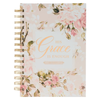 Journal Wirebound Pink Floral His Grace