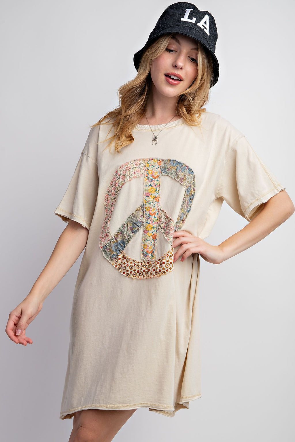 Give Peace A Chance Patchwork Dress