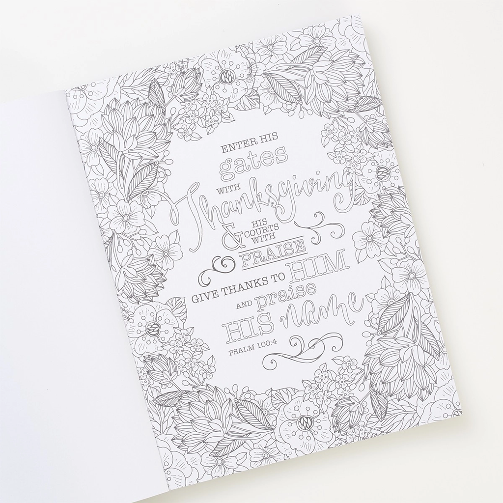 The Psalms in Color Coloring Book