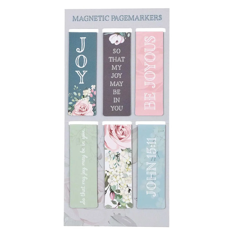 Magnetic Bookmark Set Joy May Be In You