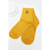 Smiley Face Embroidered Socks