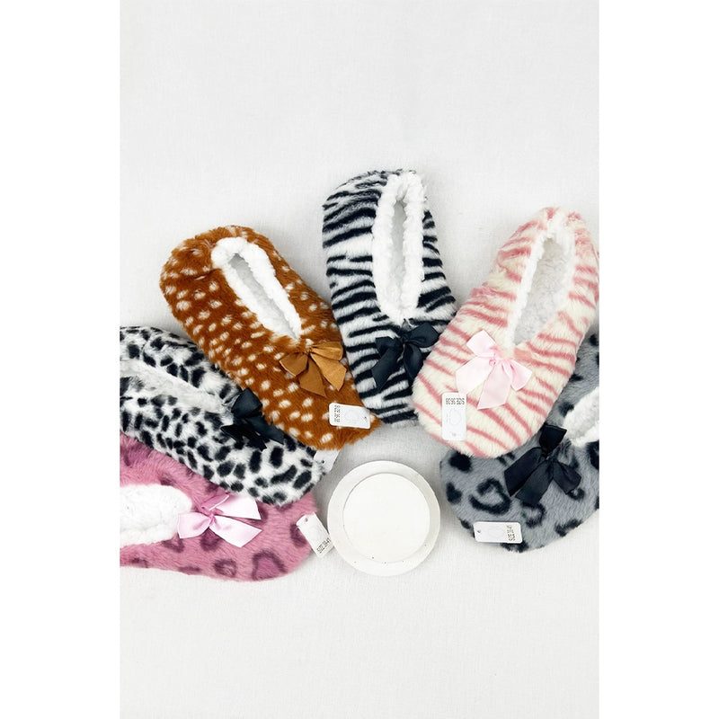 Wild Style Patterned Cozy Non Slip Slippers