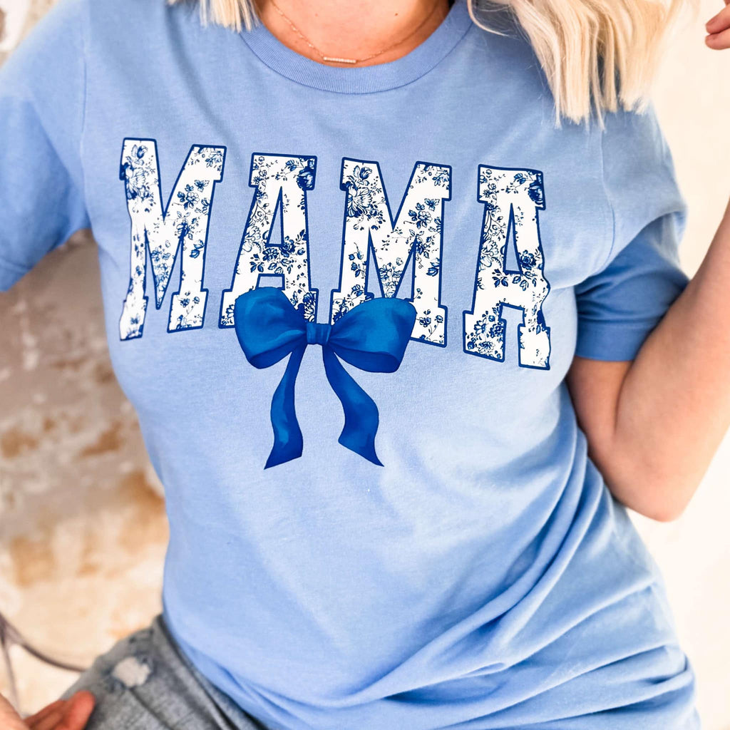 PREORDER Blue Mama Bow Tee