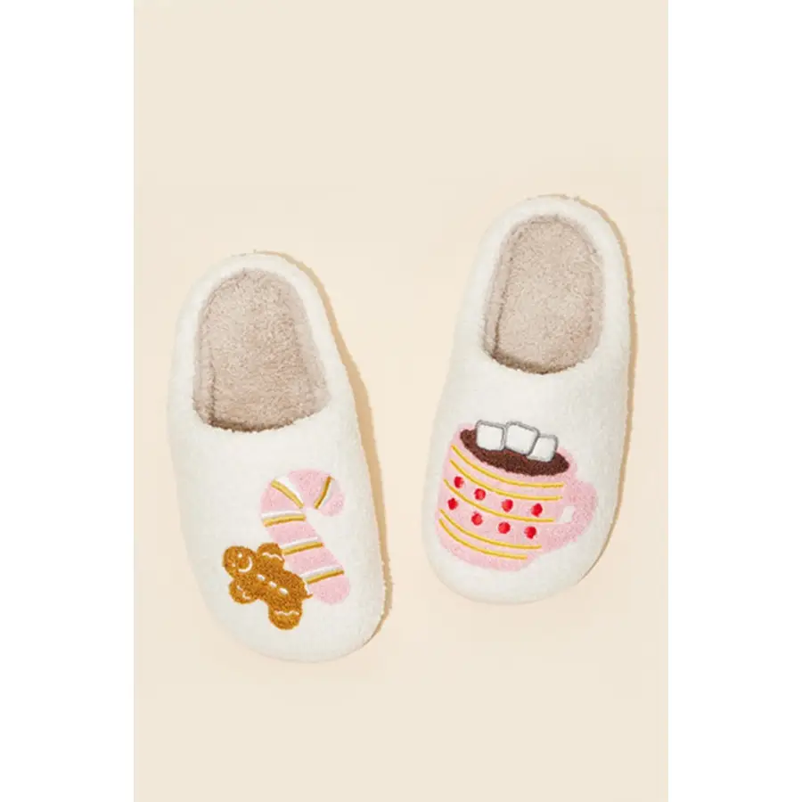 Hot Cocoa Cutie Plush Slippers