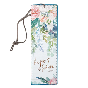 Hope and A Future Faux Leather Bookmark