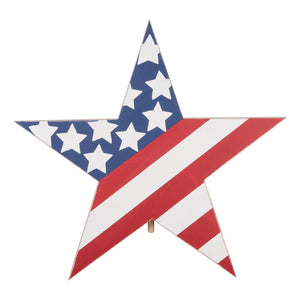 Red White & Blue Star - Welcome Board Topper