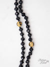 Curious Crystals Leopard Shamballa Bead 60" Beaded Necklace