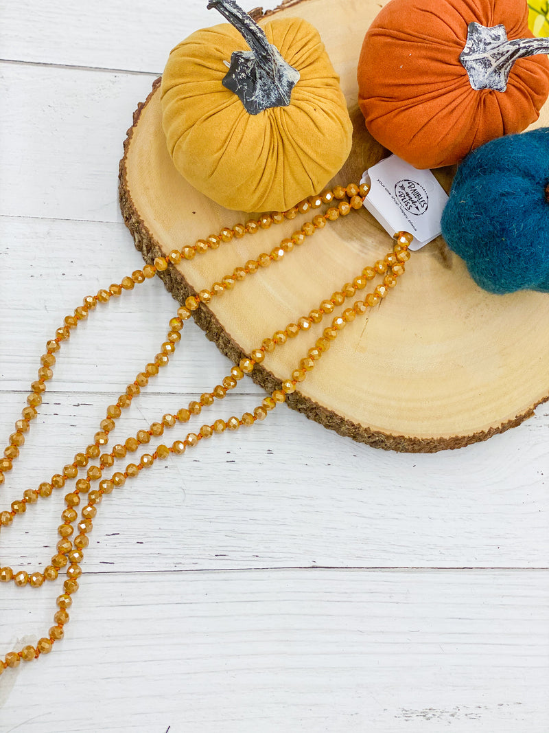 Mustard Seed - Beaded Necklace 60